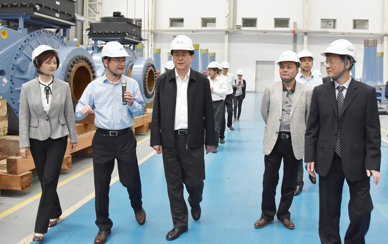 浙江省委副书记、省长车俊一行光临我司视察
