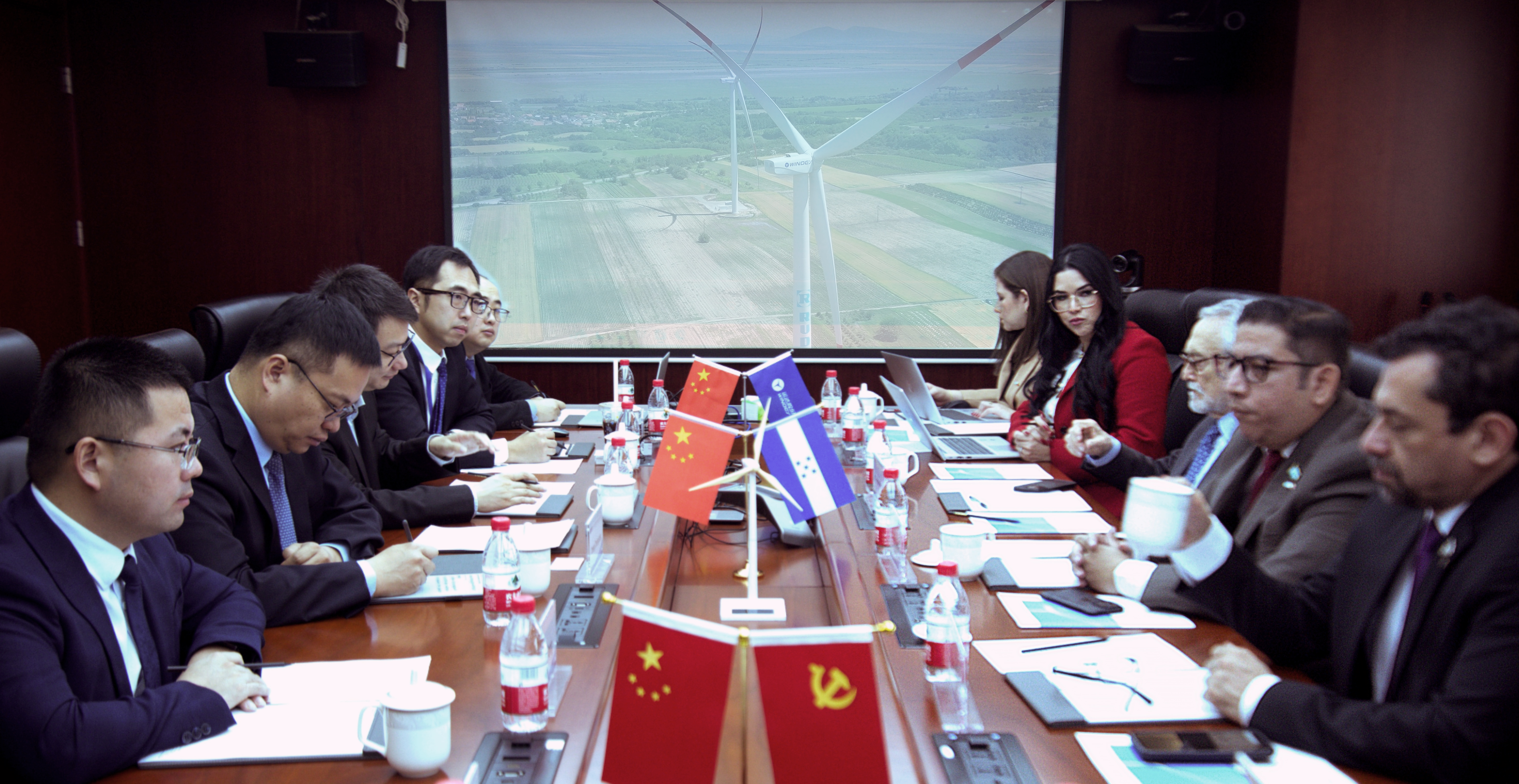 洪都拉斯能源部部长及驻华大使一行到7790必发集团股份调查